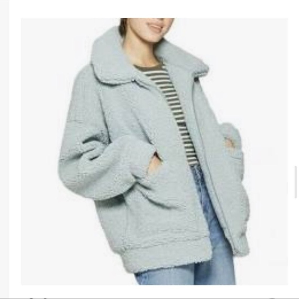 Wild Fable Mint Green Sherpa Jacket